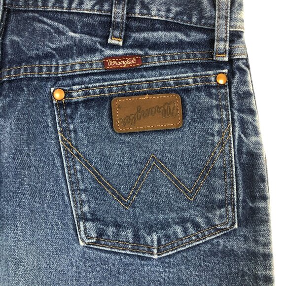 Wrangler Mens Cowboy Cut Relaxed Fit Jeans Sz 35 x 38 Style 31MWZPW Medium Wash - Picture 8 of 9